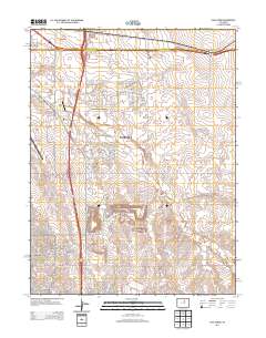 Coal Creek 2013 topographic map thumbnail