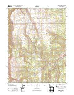 Cannibal Plateau 2013 topographic map thumbnail