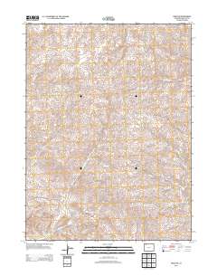 Craig NW 2013 topographic map thumbnail