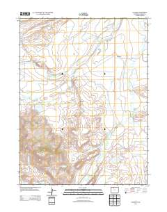 Coalmont 2013 topographic map thumbnail