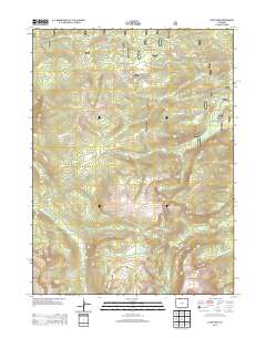 Davis Peak 2013 topographic map thumbnail