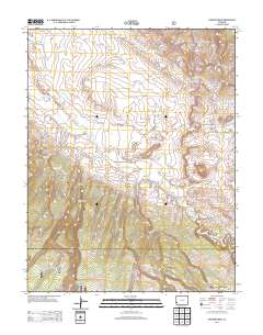 Dawson Draw 2013 topographic map thumbnail