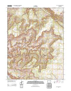 Bull Canyon 2013 topographic map thumbnail