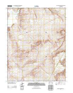Cucharas Reservoir 2013 topographic map thumbnail