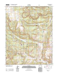 Cumbres 2013 topographic map thumbnail