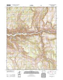Curecanti Needle 2013 topographic map thumbnail