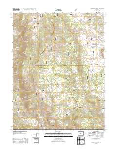 Cameron Mountain 2013 topographic map thumbnail