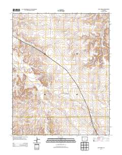 Clay Ranch 2013 topographic map thumbnail