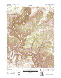 Canyon of Lodore South 2013 topographic map thumbnail