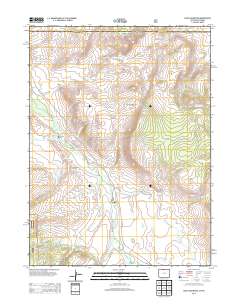 Crazy Mountain 2013 topographic map thumbnail