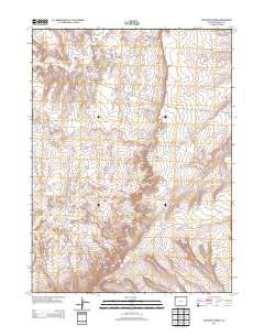 Coffeepot Spring 2013 topographic map thumbnail