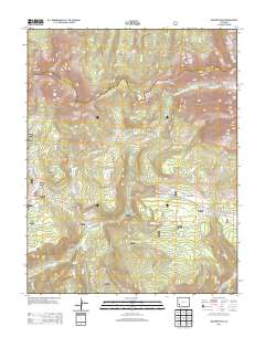 Dolores Peak 2013 topographic map thumbnail