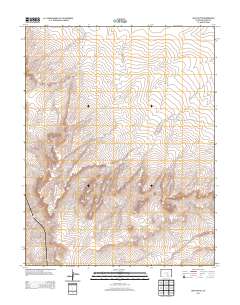 Goat Butte 2013 topographic map thumbnail