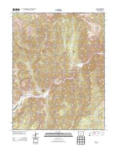 Echo 2013 topographic map thumbnail