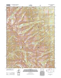 Electric Peak 2013 topographic map thumbnail