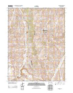Elizabeth 2013 topographic map thumbnail