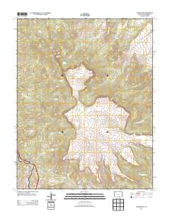 Fishers Peak 2013 topographic map thumbnail