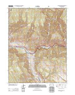 Glenwood Springs 2013 topographic map thumbnail