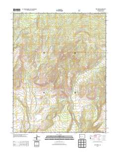 Dry Creek 2013 topographic map thumbnail