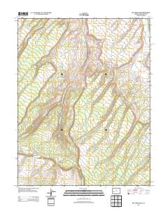 Dry Creek Basin 2013 topographic map thumbnail