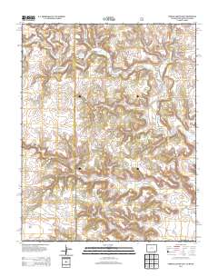 Furnish Canyon East 2013 topographic map thumbnail