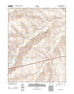 Flagler Reservoir 2013 topographic map thumbnail