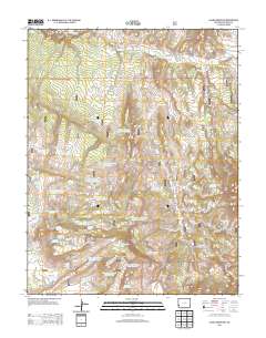 Glade Mountain 2013 topographic map thumbnail