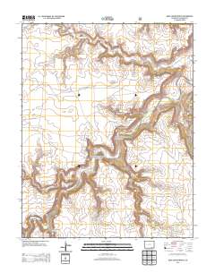 Doss Canyon North 2013 topographic map thumbnail