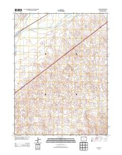 Galien 2013 topographic map thumbnail