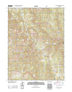 Flatiron Mountain 2013 topographic map thumbnail