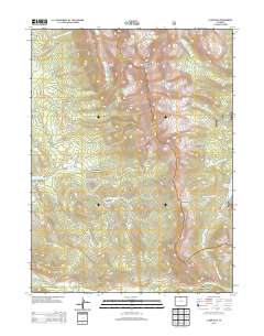 Clark Peak 2013 topographic map thumbnail