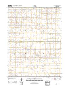 Clarkville NE 2013 topographic map thumbnail