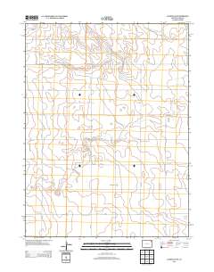 Clarkville SW 2013 topographic map thumbnail
