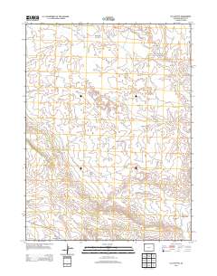 Clay Buttes 2013 topographic map thumbnail