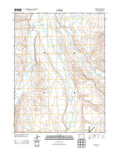 Cowdrey 2013 topographic map thumbnail