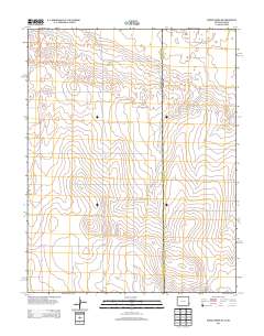 Durkee Creek NE 2013 topographic map thumbnail