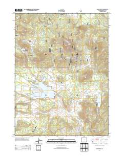Hahns Peak 2013 topographic map thumbnail