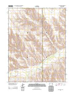 Hale Ponds 2013 topographic map thumbnail