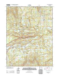 Grand Mesa 2013 topographic map thumbnail
