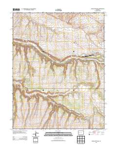 Grand View Mesa 2013 topographic map thumbnail