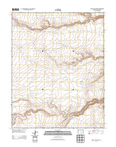 Jones Lake Spring 2013 topographic map thumbnail