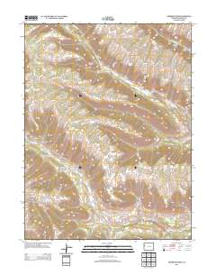 Henderson Ridge 2013 topographic map thumbnail