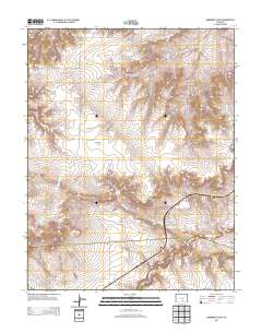 Graneros Flats 2013 topographic map thumbnail