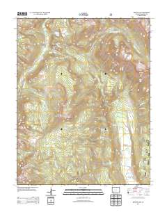Granite Lake 2013 topographic map thumbnail