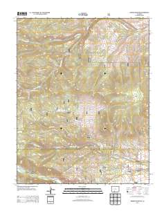 Greenie Mountain 2013 topographic map thumbnail