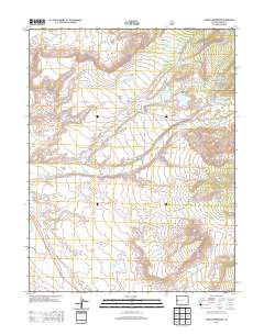 Juniata Reservoir 2013 topographic map thumbnail
