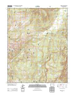 Harris Lake 2013 topographic map thumbnail