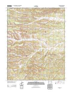 Gulnare 2013 topographic map thumbnail
