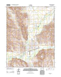 Gunnison 2013 topographic map thumbnail