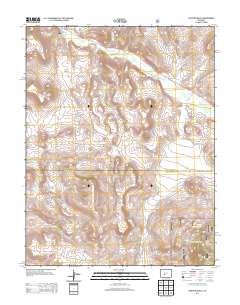 Houston Gulch 2013 topographic map thumbnail